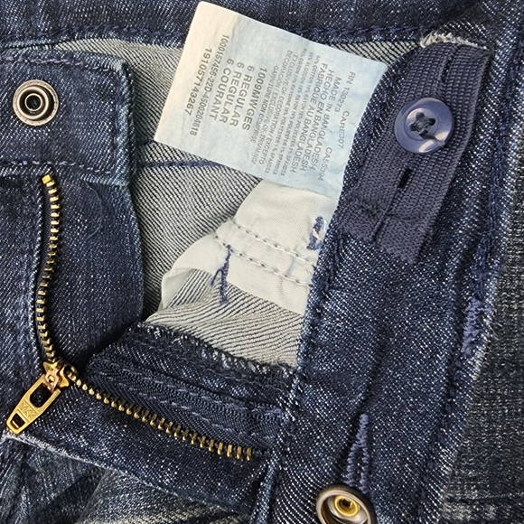 Wrangler Girls Stretch Boot cut Jean, size 6 mid-blue. - Picture 7 of 9